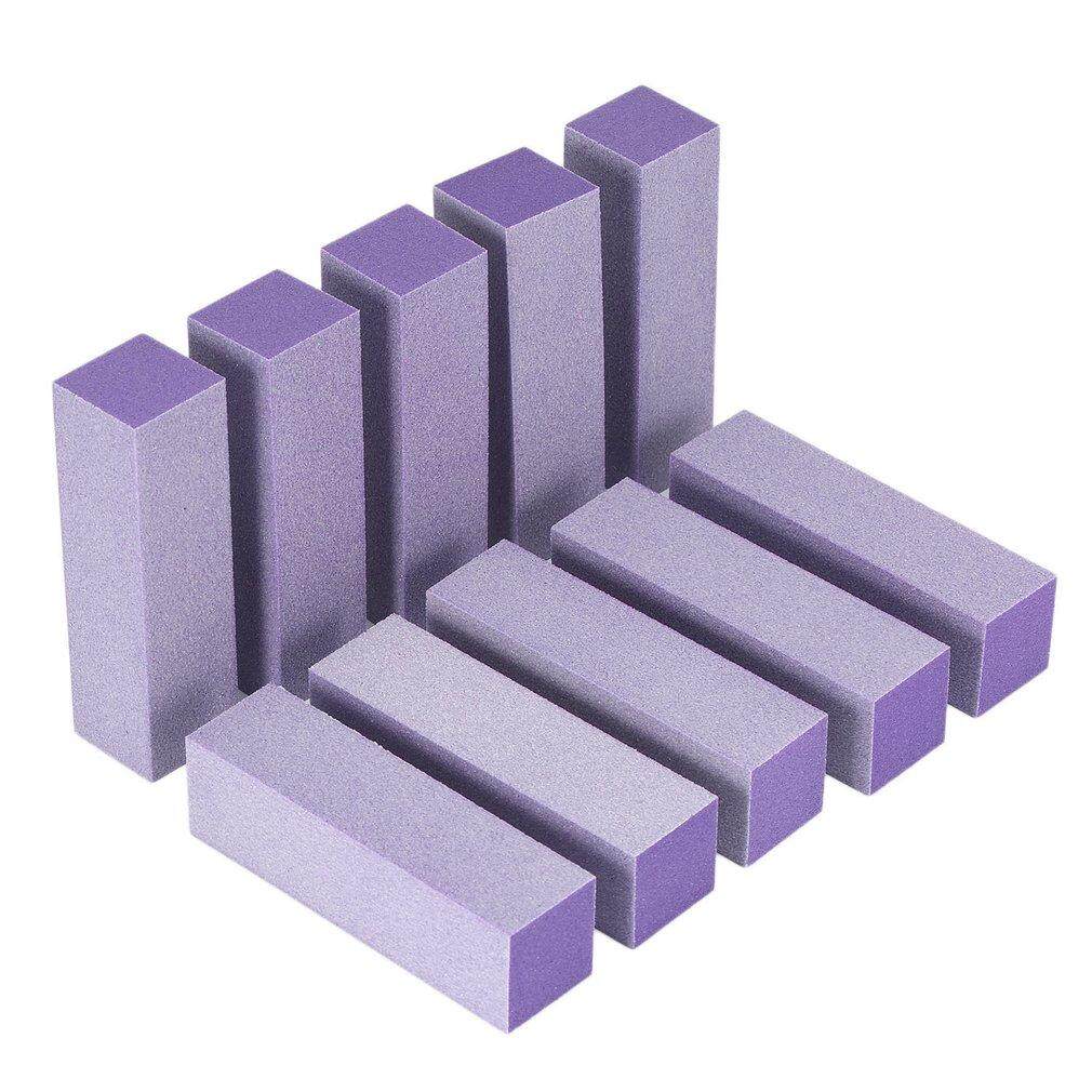 GOOD 10 pcs แบบพกพาบัฟเฟอร์อะคริลิคศิลปะความงามเล็บตะไบบล็อคทราย GOOD 10 pcs แบบพกพาบัฟเฟอร์อะคริลิคศิลปะความงามเล็บตะไบบล็อคทราย