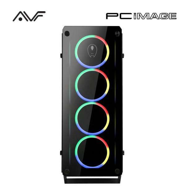 AVF Gaming Freak Hubble 905G Tempered Glass PC Casing-Black Malaysia