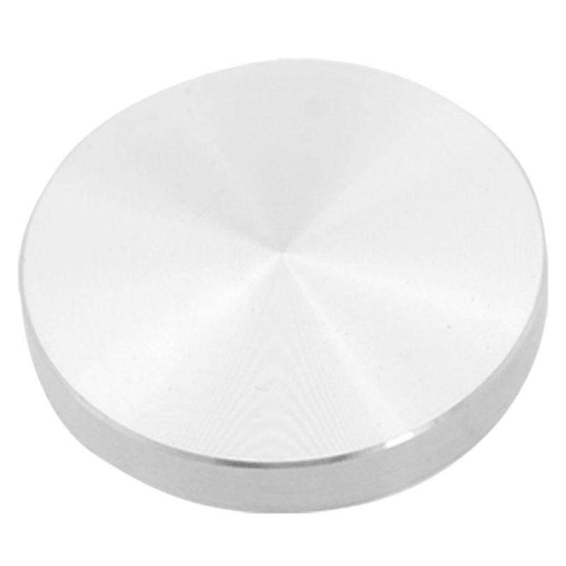 Glass plate adapter table leg, aluminum, round, 50x8mm, silver Glass plate adapter table leg, aluminum, round, 50x8mm, silver