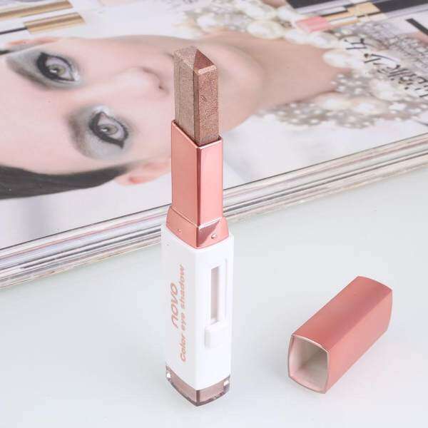 Women Korean Cosmetics Two Tone Eyeshadow Pen Makeup Cosmetic Portable - intl Philippines