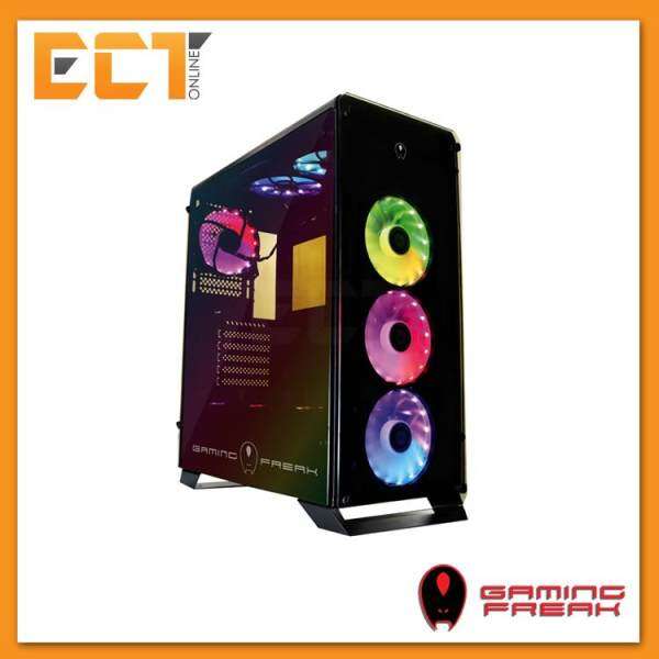 AVF Gaming Freak Aegis 850G Rainbow Tempered Glass ATX Gaming Casing Chassis Malaysia