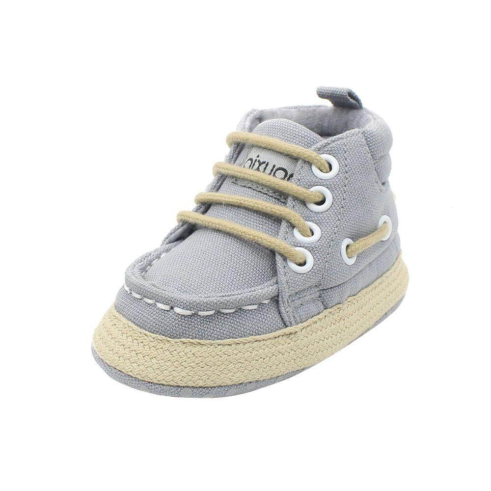 CocolMax เด็กเล็กเด็กผู้หญิงเด็กผู้ชาย Lace Up เตียงเด็กรองเท้าฝึกเดิน Soft Sole รองเท้าผ้าใบ CO/11 CocolMax เด็กเล็กเด็กผู้หญิงเด็กผู้ชาย Lace Up เตียงเด็กรองเท้าฝึกเดิน Soft Sole รองเท้าผ้าใบ CO/11