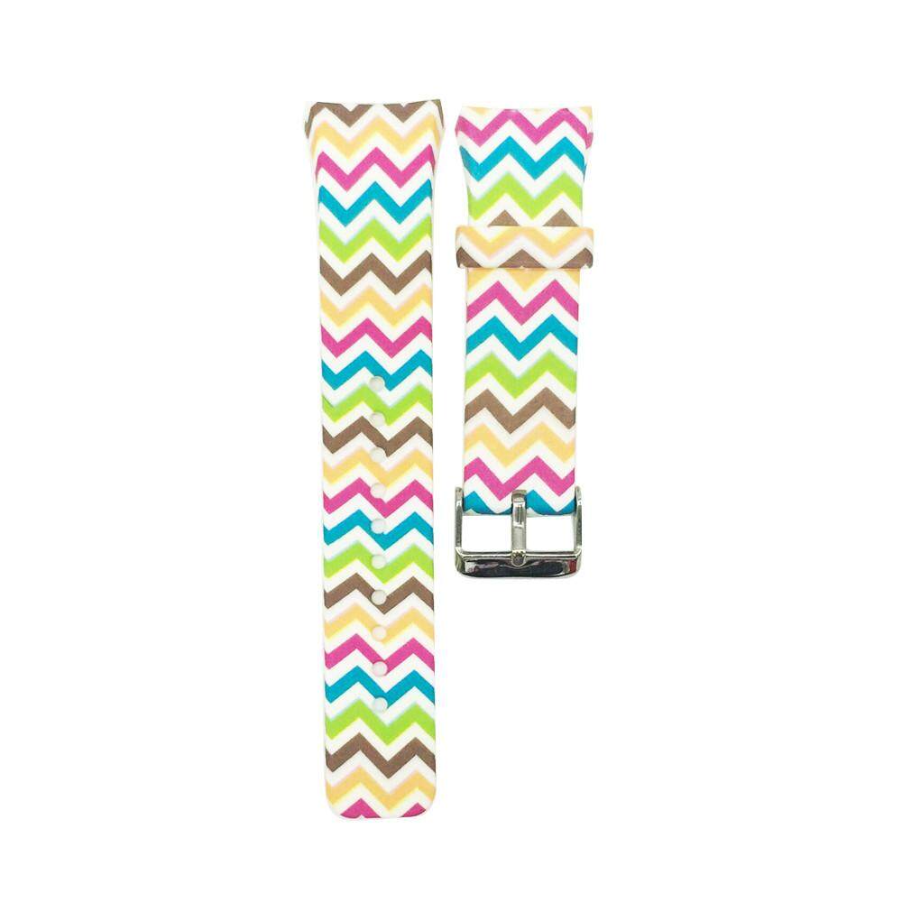 ANTIVEAS สีสันแฟชั่นซิลิโคนกีฬาสายนาฬิกาข้อมือสำหรับ Apple Watch Band สำหรับ Samsung เกียร์ Fit2 Pro - INTL