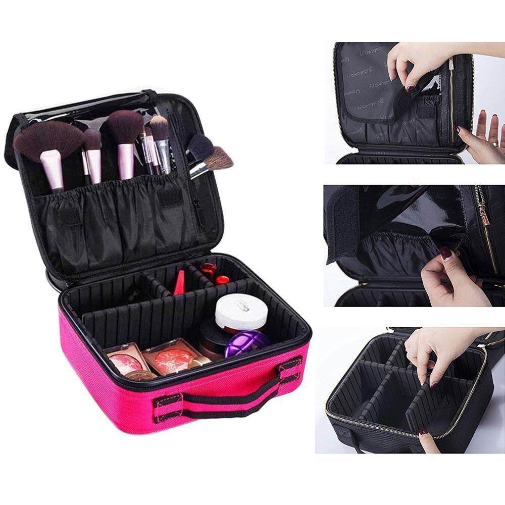niceEshop Mini Makeup Train Case Travel Makeup Case Makeup Organizer Bag With Portable EVA And Freely Combined niceEshop Mini Makeup Train Case Travel Makeup Case Makeup Organizer Bag With Portable EVA And Freely Combined