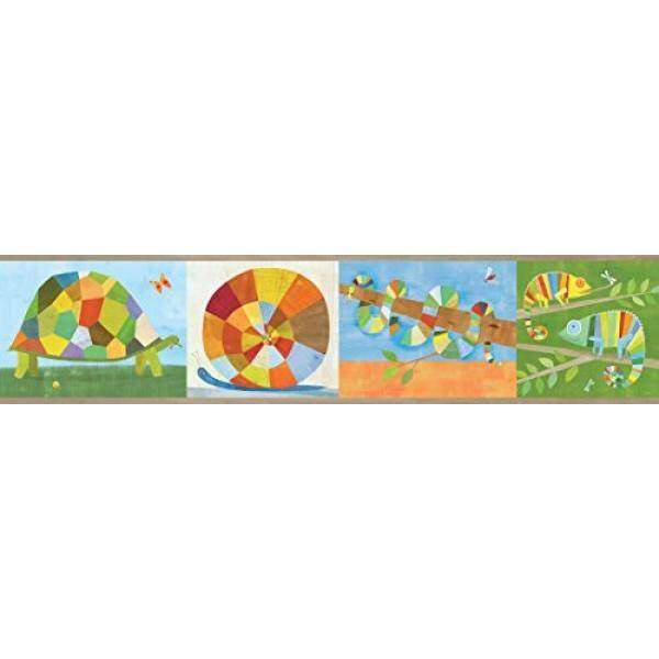 Chesapeake Has01101b Raffi Multicolor Rainbow Snail And Pals Chesapeake Has01101b Raffi Multicolor Rainbow Snail And Pals Wallpaper Border Intl