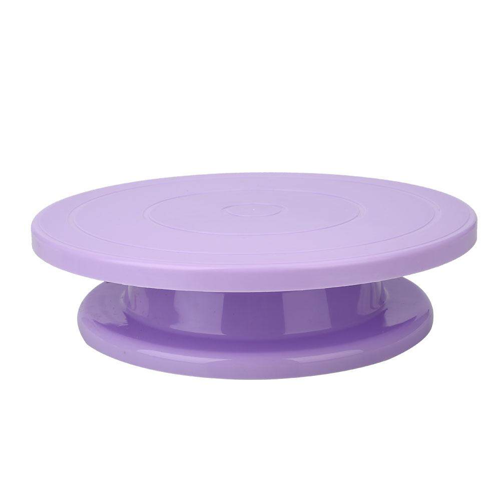 DIY Rotating Revolving Cake Decorating Stand Plate Birthday Wedding Cake Turntable Baking Tools
