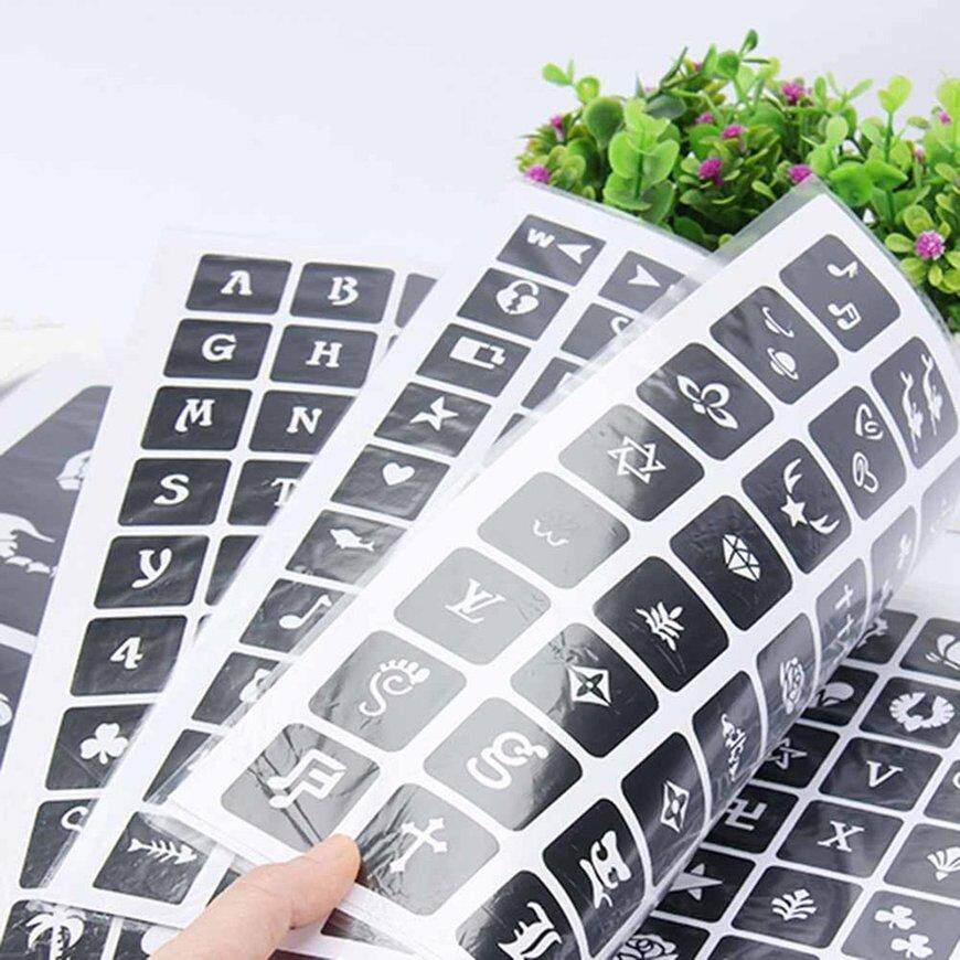 GOOD กึ่งถาวร 635 Paterns TATTOO อัลบั้มแม่แบบสักศิลปะบนร่างกาย Stencils