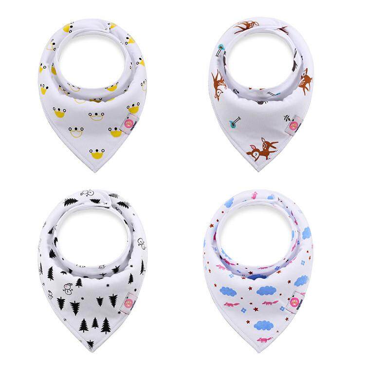 Baby Bibs, Bandana Bibs Set of 4, Saliva Towels, Unisex Drool Bibs for Infant Toddlers Newborn, Boys and Girls Gift Set for Drooling and Teething, Soft and Absorbent Baby Bibs, Bandana Bibs Set of 4, Saliva Towels, Unisex Drool Bibs for Infant Toddlers Newborn, Boys and Girls Gift Set for Drooling and Teething, Soft and Absorbent