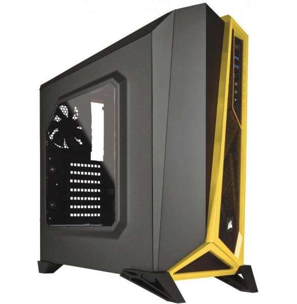 CORSAIR Casing ATX SPEC-ALPHA (CC-9011094-WW) BLACK YELLOW Malaysia
