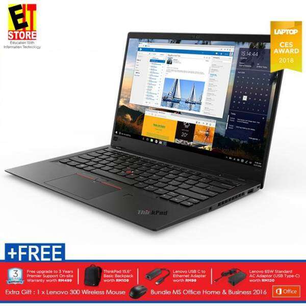 LENOVO THINKPAD X1 CARBON (6TH GEN) 20KHS04Y00 (I7-8550U/16GB/512GB SSD/14 WQHD/INTEL/W10/3YRS) + MS OFFICE Malaysia