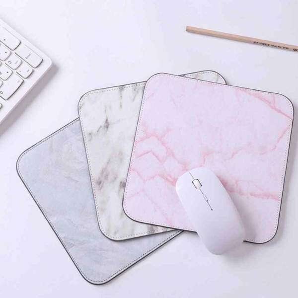 Haron 20*20 Marble High Non-Slip Base Gaming Mouse Pad with Edge Malaysia