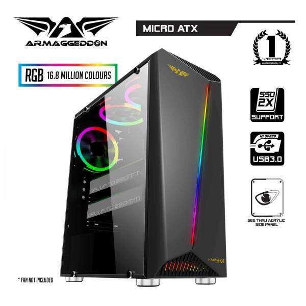Armaggeddon KAGAMI K1 Excellent Micro ATX Gaming PC Casing Malaysia