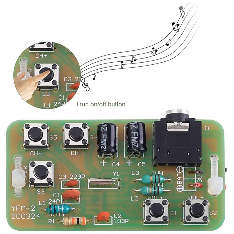 Mhz Mhz Stereo Fm Radio Receiver Module Fm Diy Electronic