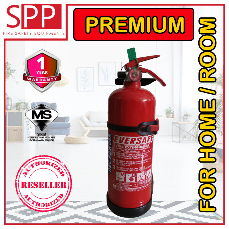 SIRIM Certified Eversafe SRI 2KG Portable ABC Dry Powder Type Fire