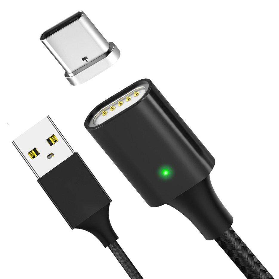 ERA แม่เหล็กสายข้อมูล 360 องศาหมุนแม่เหล็กสายเคเบิลสำหรับ Android/สำหรับ iPhone/Type C