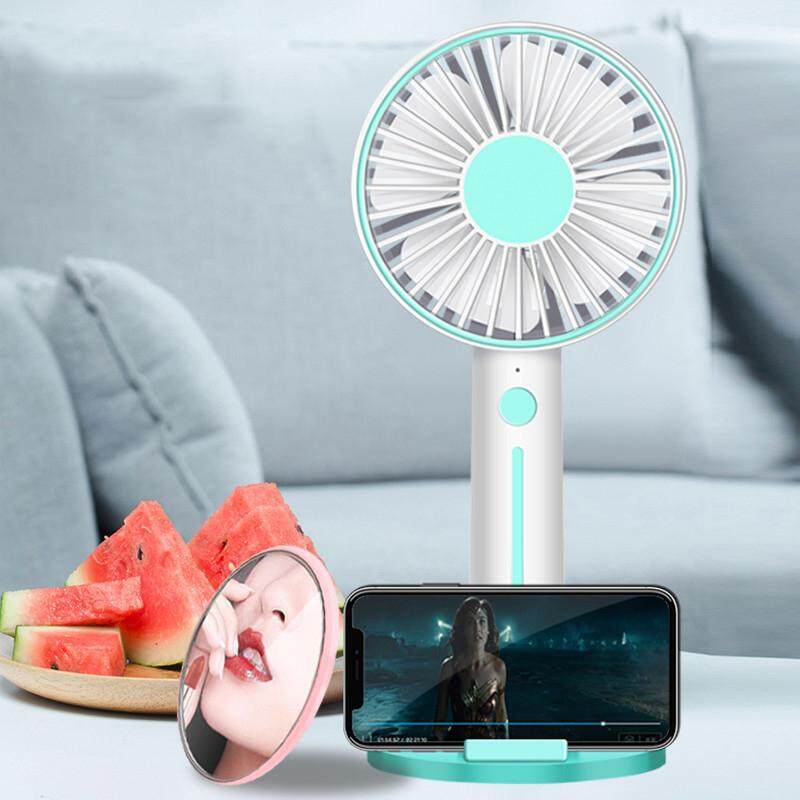 Handy ขนาดเล็กสำนักงาน USB พัดลมทำความเย็น Cooler ฤดูร้อนสร้างสรรค์พัดลมมินิชาร์จใหม่ได้พัดลมUSBแบบพกพาพัดลมแบบมือถือ - International
