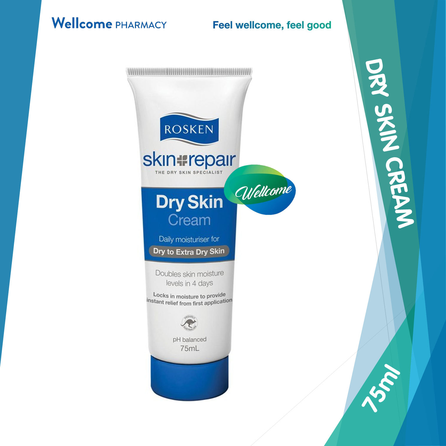 Rosken Skin Repair Dry Skin Cream Ml Lazada