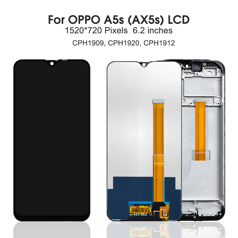 สำหรบ OPPO A5s AX5s จอแสดงผล LCD CPH1909จอกระจกซมซงสำหรบ OPPO A7