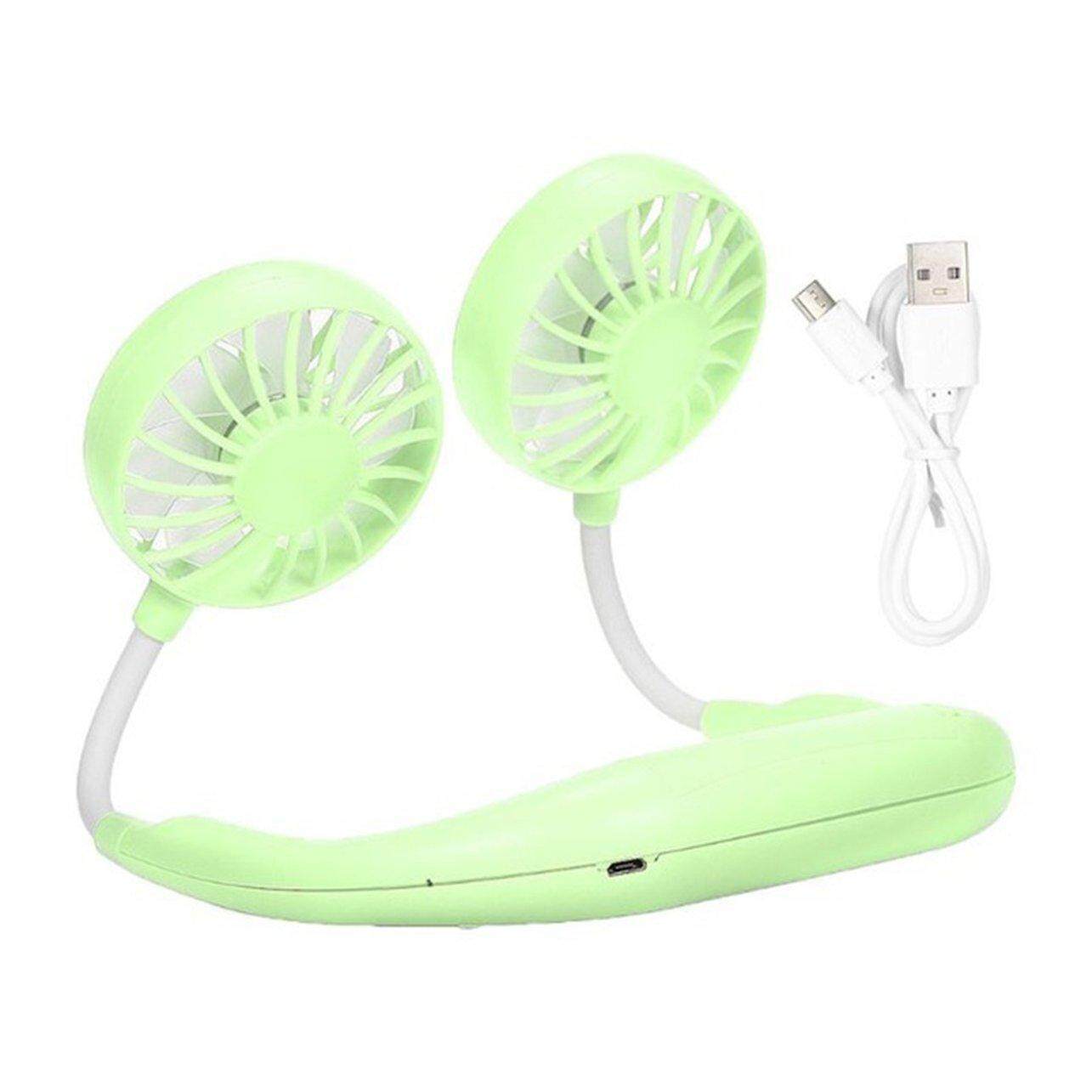 ขายร้อน USB ชาร์จขี้เกียจแขวนพัดลมคล้องคอแบบพกติดตัวแขวนคอขี้เกียจแฟนกีฬา