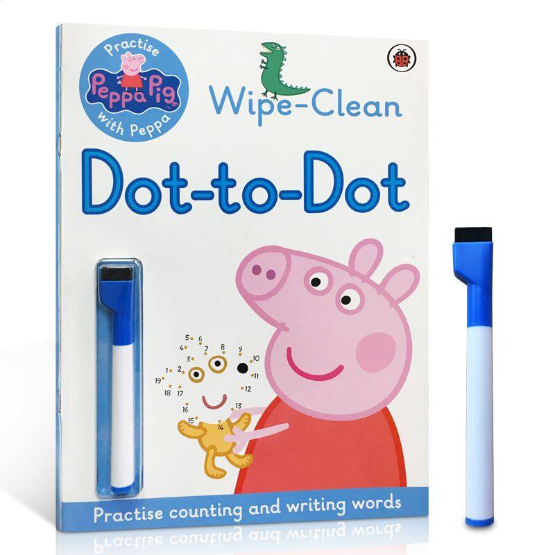 Peppa Wipe Clean Dot To Dot Lazada