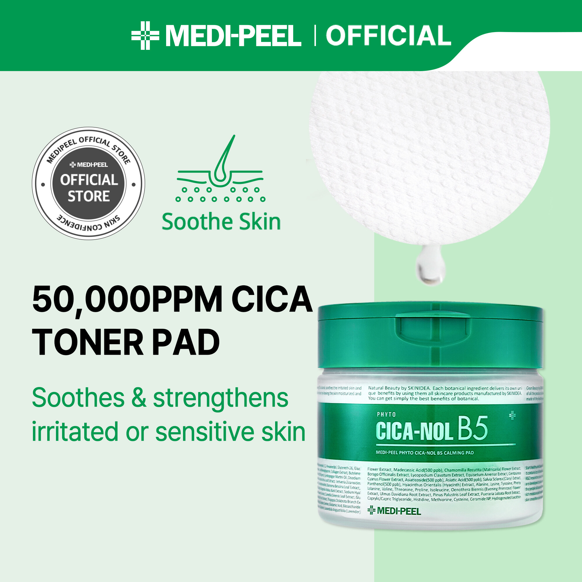 MEDIPEEL Acne Scars Phyto CicaNol B5 AHA BHA Calming Pad 270ml Lazada