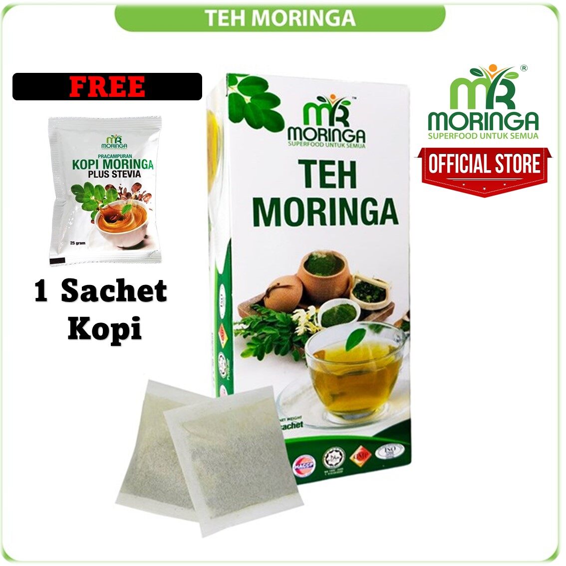 Teh Moringa Original Mr Moringa Lebih Jimat Lazada