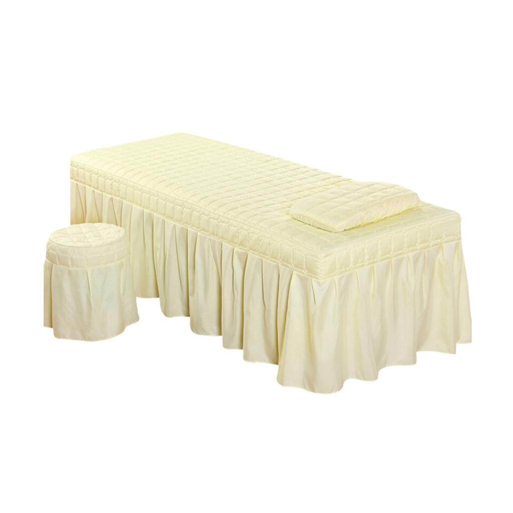 BolehDeals 190x80 cm SPA Massage Chăn Ga Gối Chân Váy Linen Làm Đẹp Tấm với Mặt Lỗ