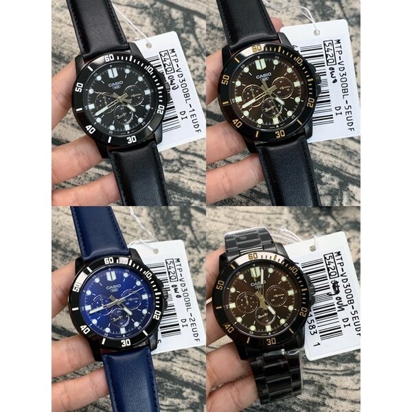 100 ORIGINAL CASIO MTP VD300B 5E MTP VD300BL 1E MTP VD300BL 2E MTP