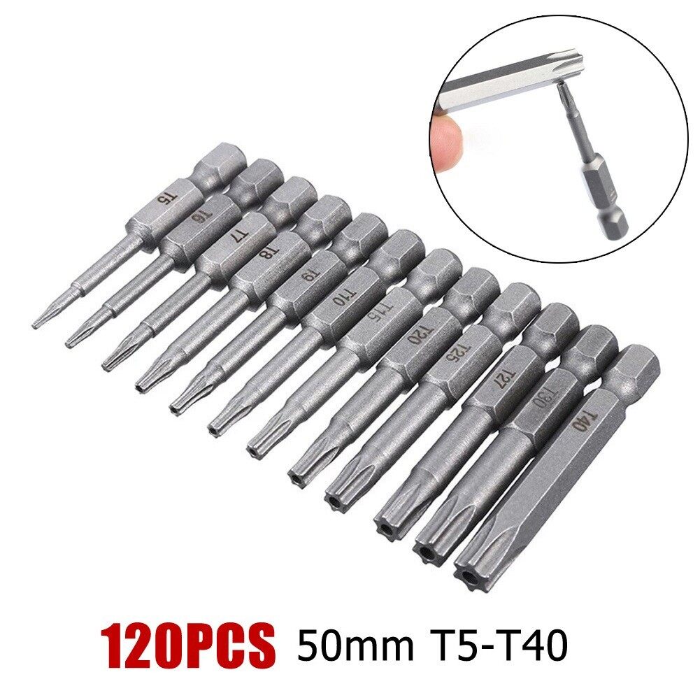 Pcs Mm Magnetic Torx Screwdriver Bits Set Electric Screwdriver