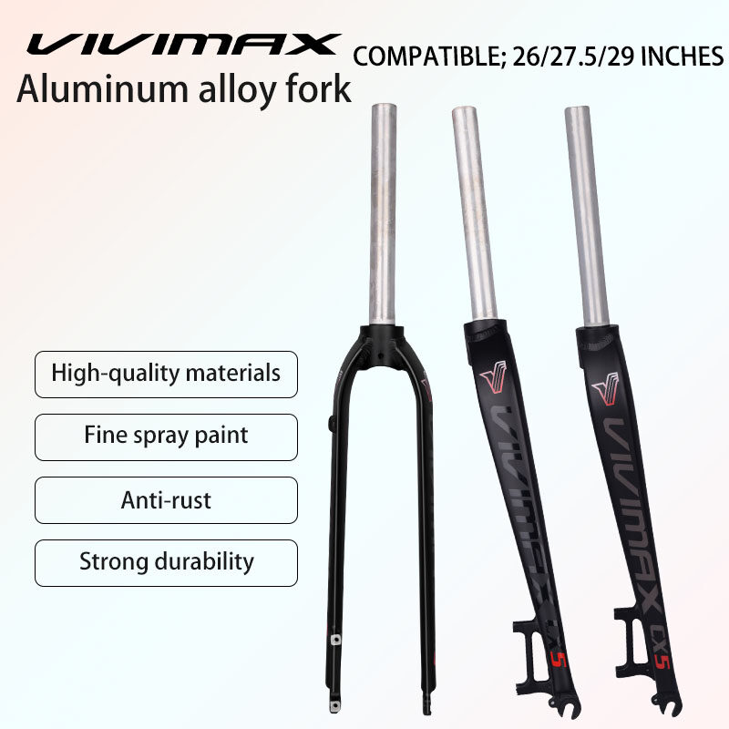 VIVIMAX Ultralight Aluminum Alloy MTB Bike Rigid Fork26 27 5 29Hard