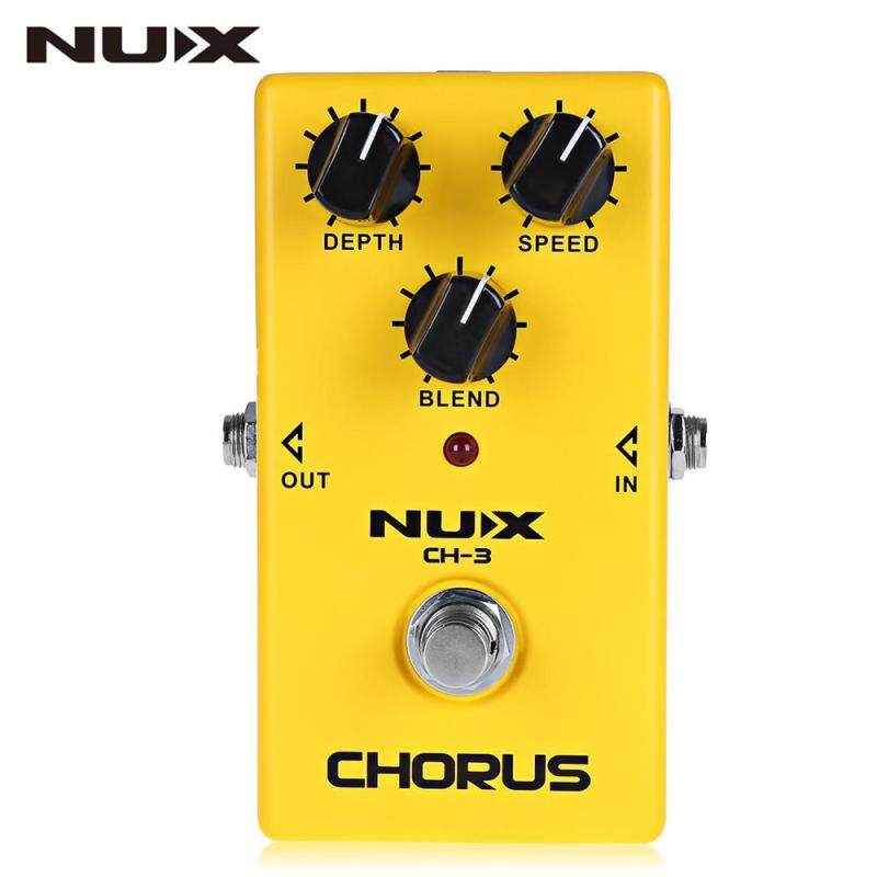 NUX CH - 3 Chorus Guitar Effect Pedal True Bypass Design Aluminum Alloy Housing - intl