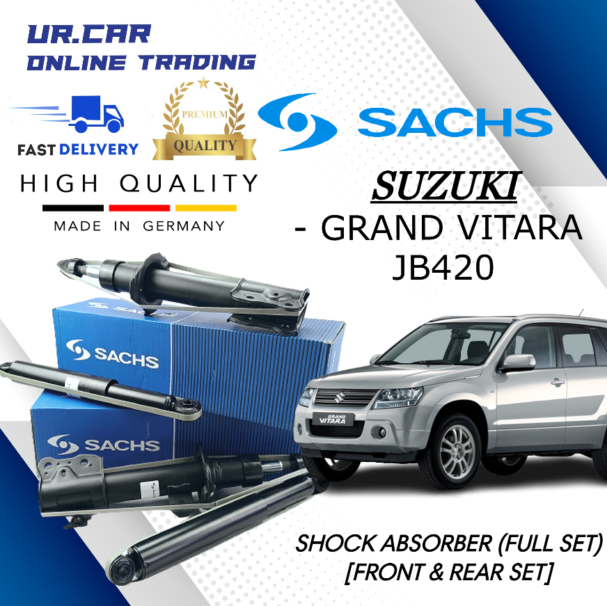 SACHS SUZUKI GRAND VITARA JB420 SHOCK ABSORBER FULL SET FRONT DEPAN