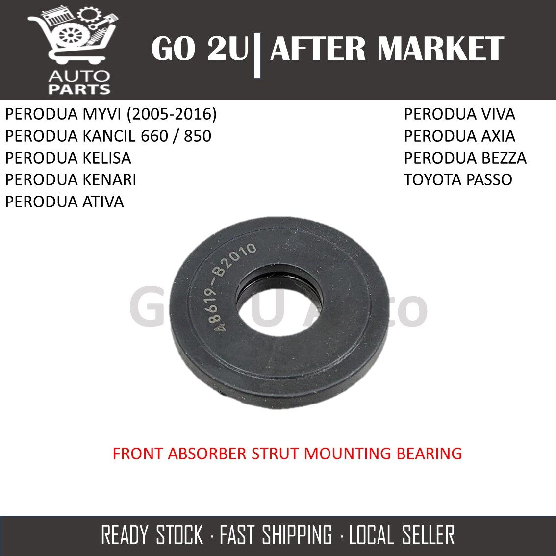 Front Absorber Mounting Bearing B Perodua Myvi Kancil