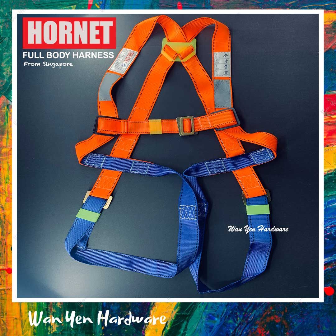 Hornet Safety Full Body Harness Fall Protection With Polyamide Lanyard