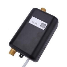 minxin 220V 3400W Mini Electric Tankless Instant Hot Water Heater Bathroom Kitchen Washing Black