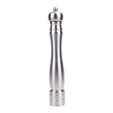 Adjustable Manual Mill Stainless Steel Salt Pepper Grinder for Cooking Home(Silver)