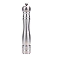 Adjustable Manual Mill Stainless Steel Salt Pepper Grinder for Cooking Home(Silver)