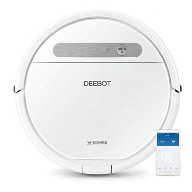 ECOVACS ROBOTICS DEEBOT OZMO 610 – Bodenreinigsroboter with systematischer Reinig, Wischsystem with OZMO-Technologie and App - intl Singapore