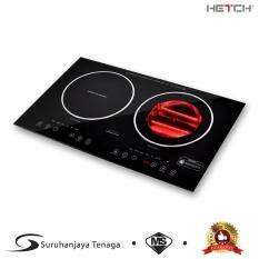 Cooktops Ranges At Best Price In Hetch 2 In 1 Induction Halogen Cooker 1500w 1600w Sirim Certified Malaysia Standard