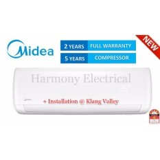 Midea 1.0hp Wall Mounted Inverter Air Conditioner ( R410A ) : MSMB-09CRDN1 + Installation In Klang Valley