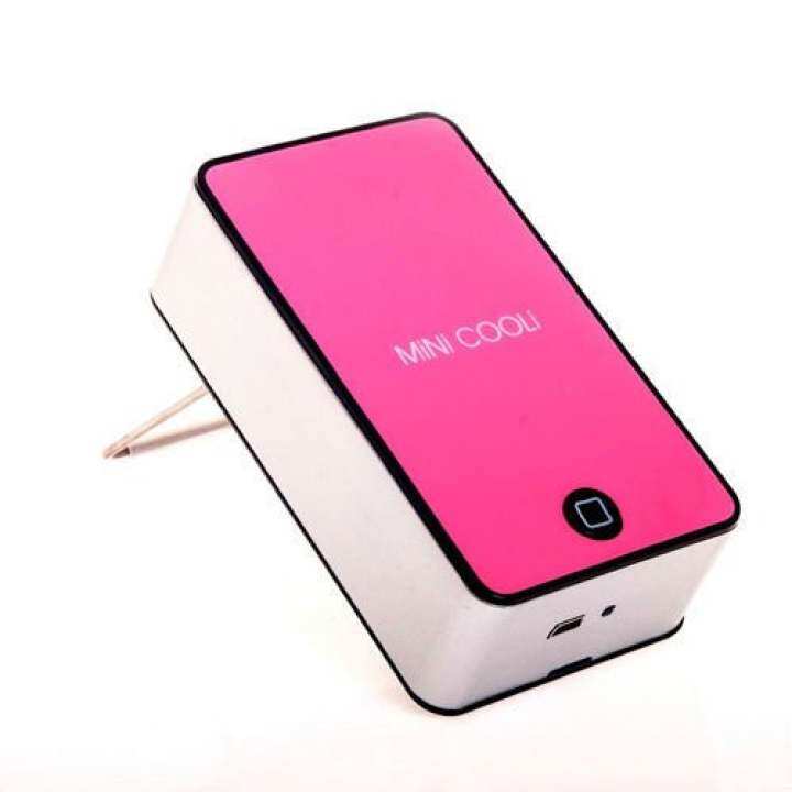 Mini Portable Air Conditioner Cooling Fan (Pink) Lazada