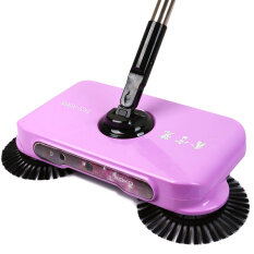 Pro Sweeping Robot Vacuum Cleaner without Electricity Household Hand Push Broom, Dustpan and Trash Bin 3 in 1