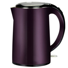 Purple Large Capacity Heat Insulation Seamless Steel Insulation Electric Kettle