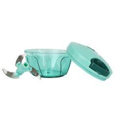 SDP Manual Food Chopper Hand-Powered Food Chopper Compact Handheld Onion Chopper Garlic Squeezer Ginger Slicer Pepper Cut Herbs Chop Cheeses Chopper Masher