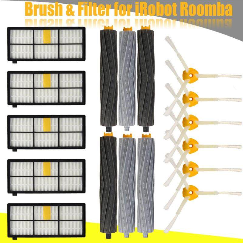 Side Brush HEPA Filter Extractor Brush Kit For irobot Roomba 800 870 880 900 980 - intl Singapore