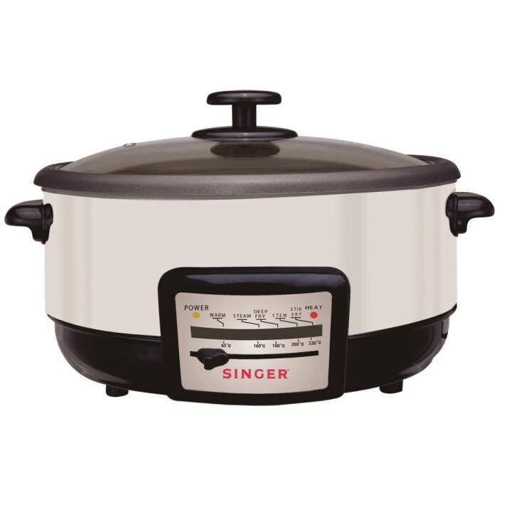 Singer MC50A Electric Multi Cooker (White) Lazada