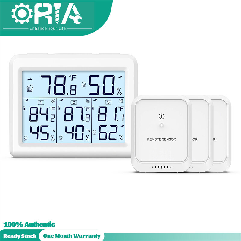 Oria Wireless Weather Station With Sensors Digital Hygrometer