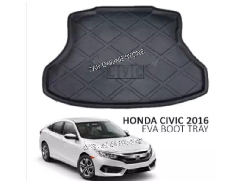 Honda Civic Eva Copolymer Car Boot Tray Luggage Cargo Trunk Tray