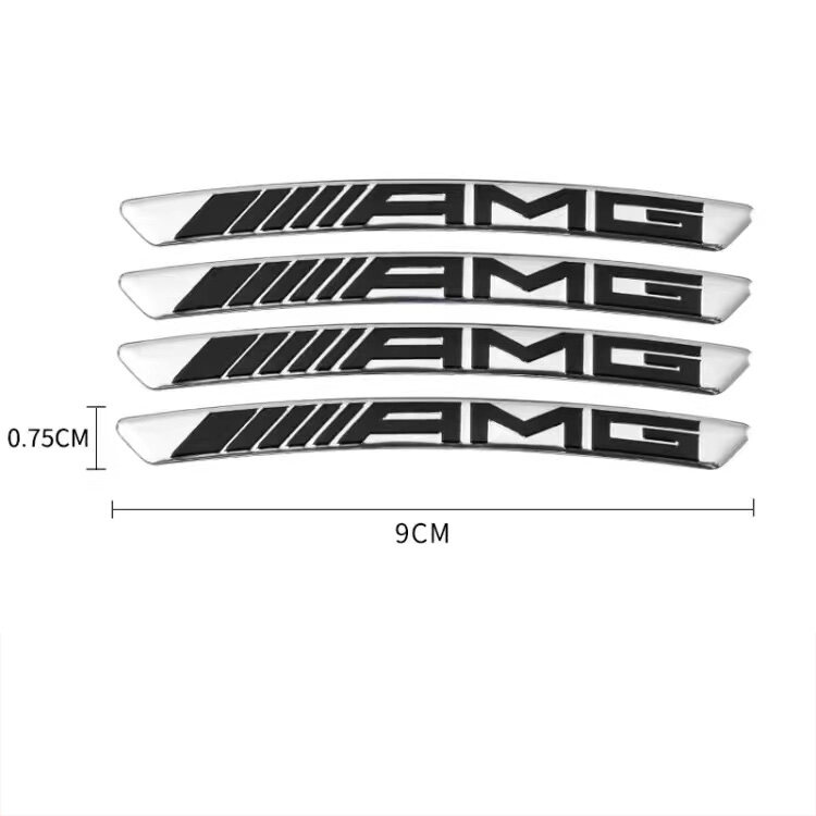 Car Sticker Mercedes Amg Decal Emblem Badge For Benz Lazada Singapore