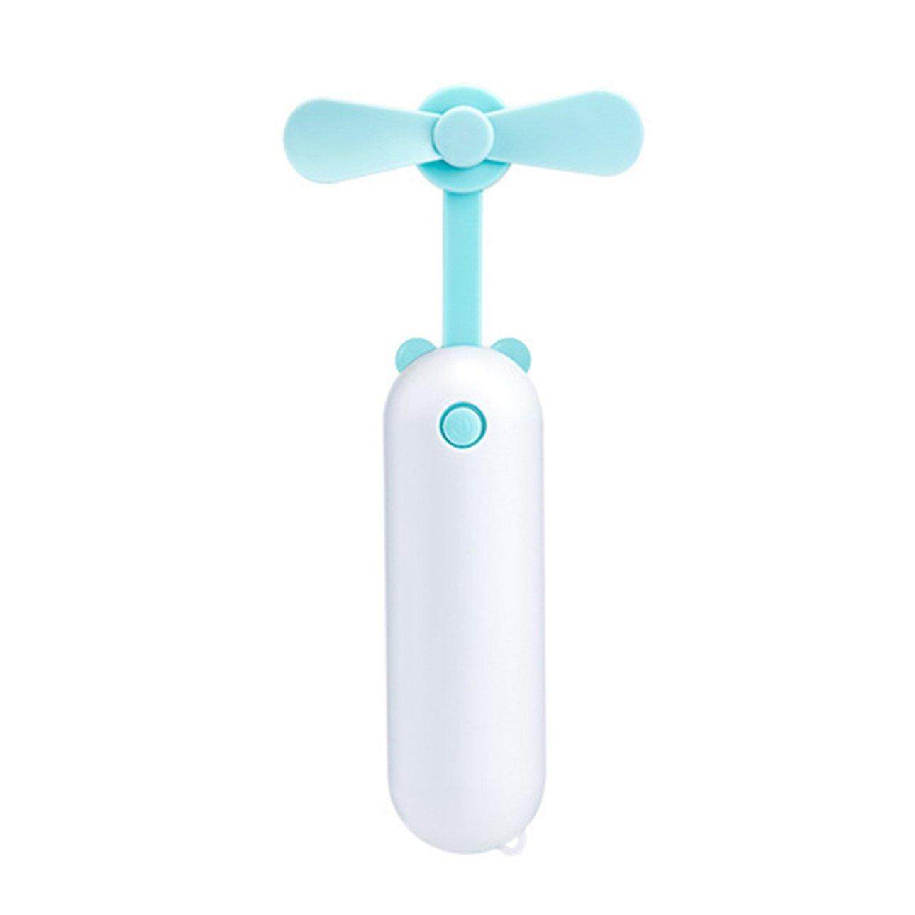 ขายร้อน Creative เสาไม้ไผ่ MINI Handheld USB พกพาชาร์จไฟได้พัด